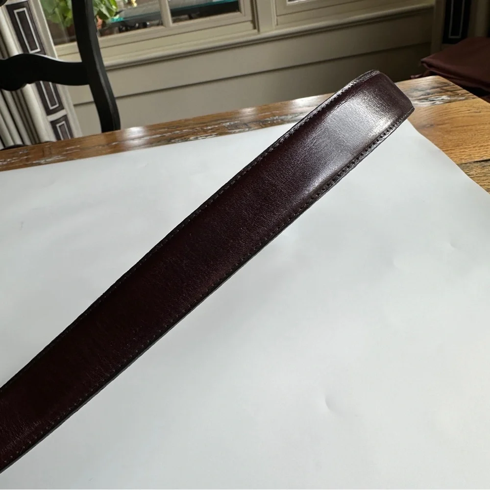 Harold’s Men’s Vintage Rich Brown Genuine Leather Belt 38”